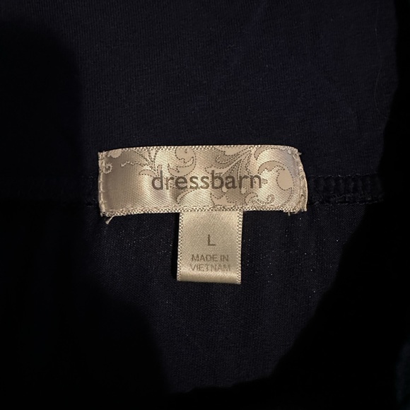 Dress Barn Navy Blue Embellished Tank Top - Picture 2 of 4